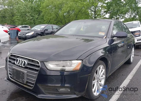 2013 Audi A4 2.0T Premium from USA, damaged, VIN WAUFFAFLXDN024165